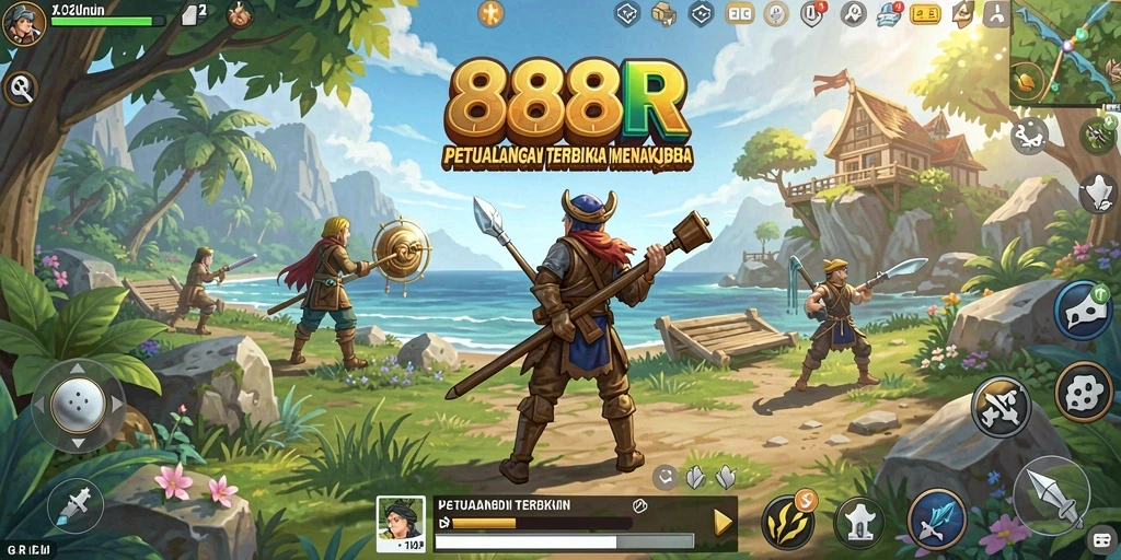Gameplay seru dan eksplorasi mendalam di dunia 888R.