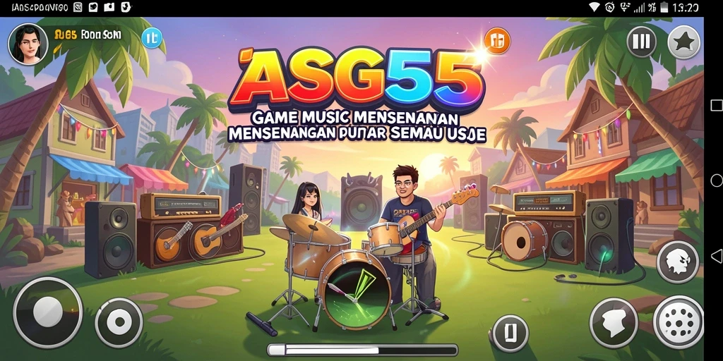 Saat bermain ASG55, nikmati pengalaman musik yang interaktif dan seru.