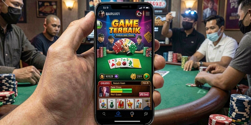 Tampilan gameplay BARU01 yang seru dan interaktif dalam bermain Poker.