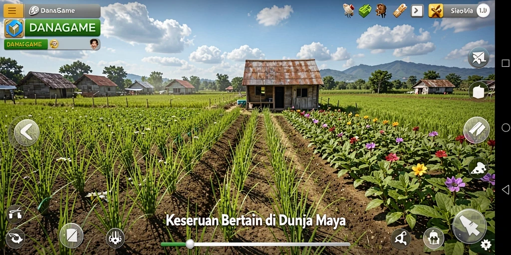 Tampilan menawan dari gameplay <strong>DANAGAME</strong> yang penuh warna dan interaktif.