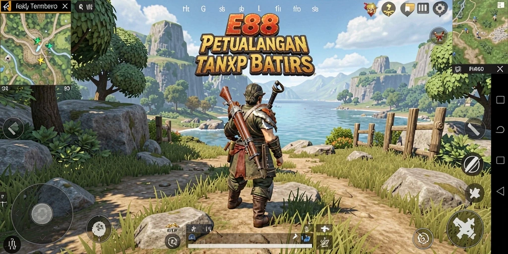 Gameplay seru dalam dunia terbuka E88 yang menarik.