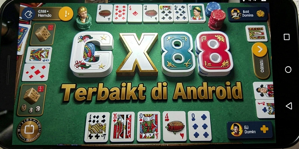 Tampilan gameplay seru di GX88 saat bermain Domino.