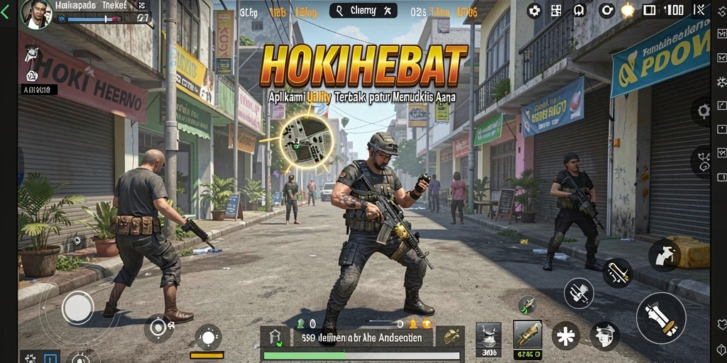 Tampilan antarmuka HOKIHEBAT yang sederhana dan efektif.
