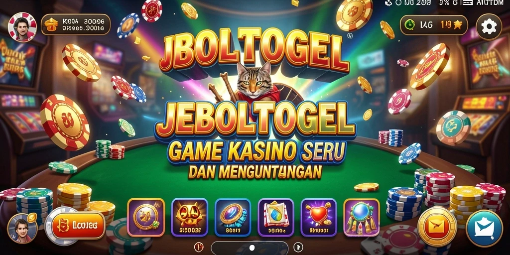 Screenshot utama JEBOLTOGEL menampilkan gameplay seru di kasino.