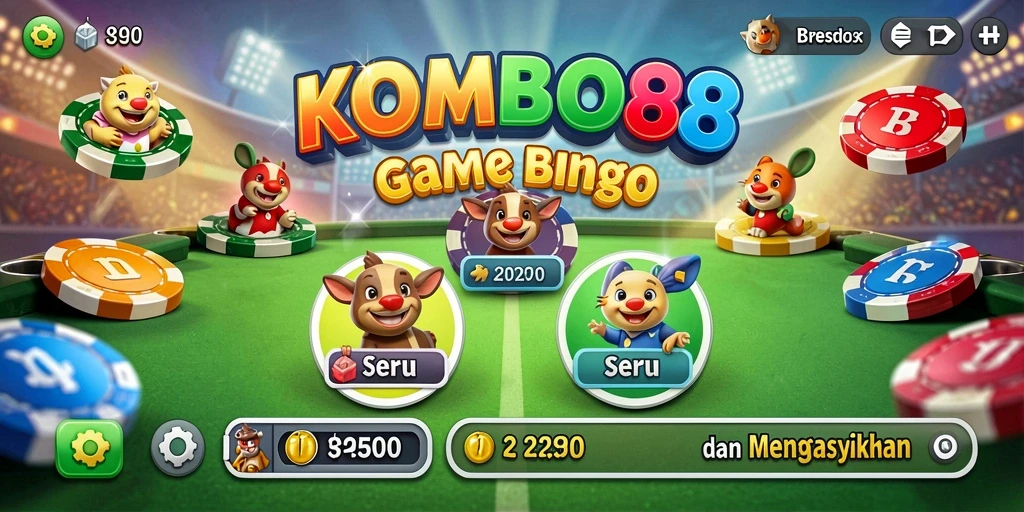 Tampilan gameplay seru dalam game Bingo KOMBO88
