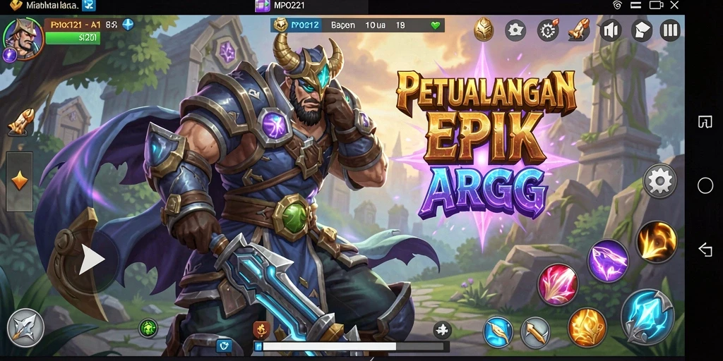 Tampilan gameplay seru dan dinamis dalam MPO2121.