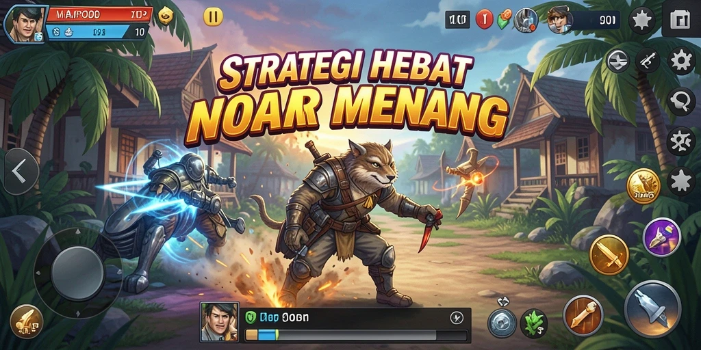 Tangkapan layar MPOID menampilkan strategi pertempuran yang intens.
