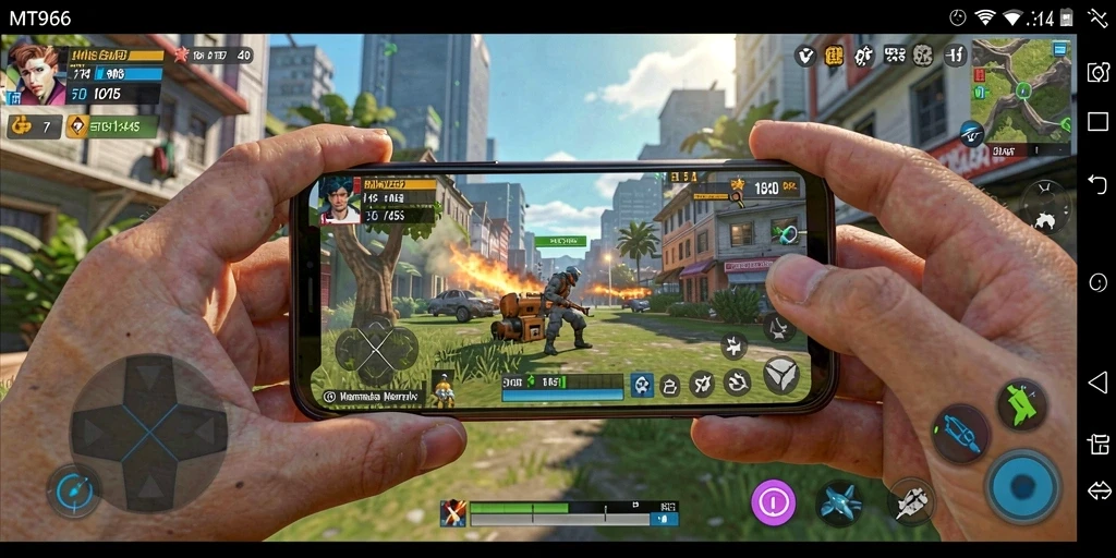 Tampilan menarik dalam gameplay simulasi MT966 dengan grafik yang memukau.