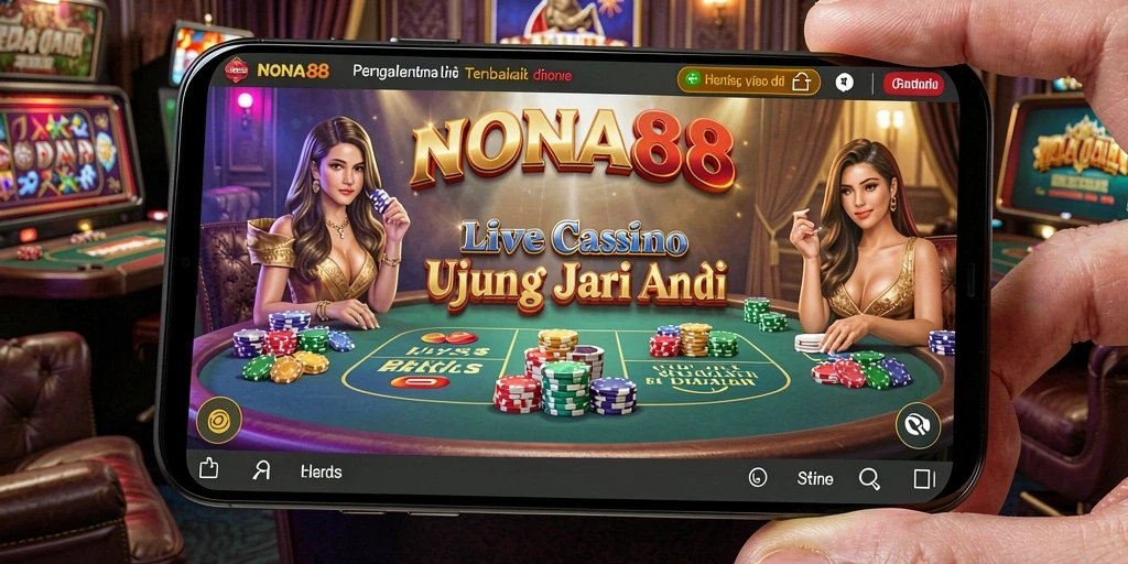 Tampilan gameplay Live Casino NONA88 yang mendebarkan dan interaktif.