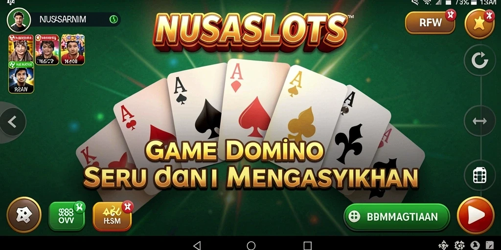 Tampilan gameplay NUSASLOTS yang mendebarkan.