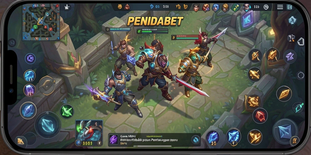 Tampilan menarik dari gameplay seru di PENIDABET.