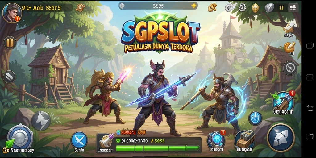 Tampilan gameplay yang menakjubkan dari SGPSLOT di dunia terbuka.
