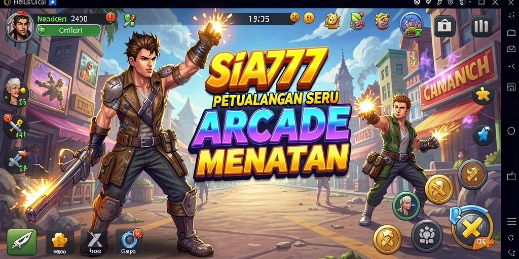 Tangkapan layar gameplay SIA777 menampilkan aksi seru dalam permainan arcade.
