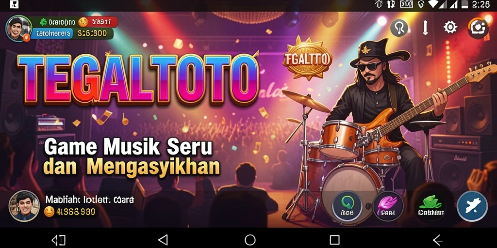 Tampilan menarik gameplay TEGALTOTO dengan musik yang menggugah semangat.