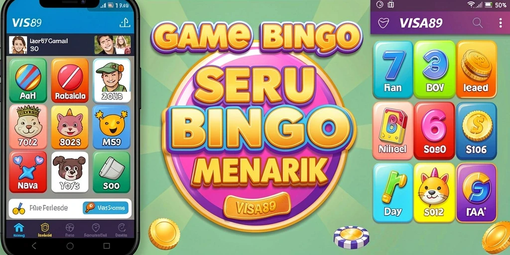 Tampilan gameplay seru dalam permainan Bingo VISA89.
